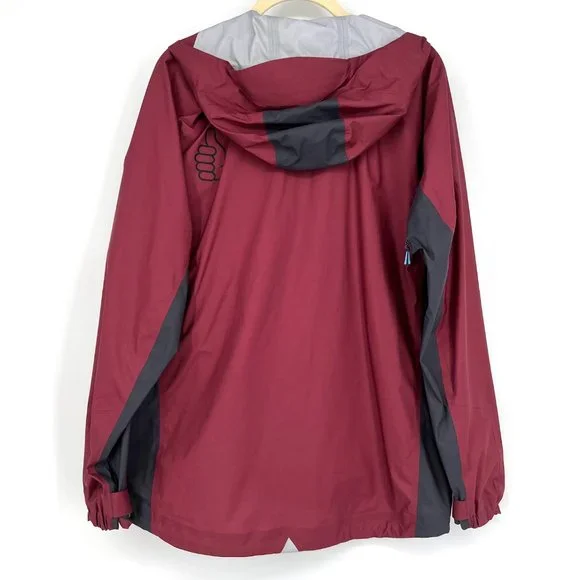 Trew Mens Size XS BeWild Rain Jacket Waterproof‎ Zip Up Hooded Vented Packable